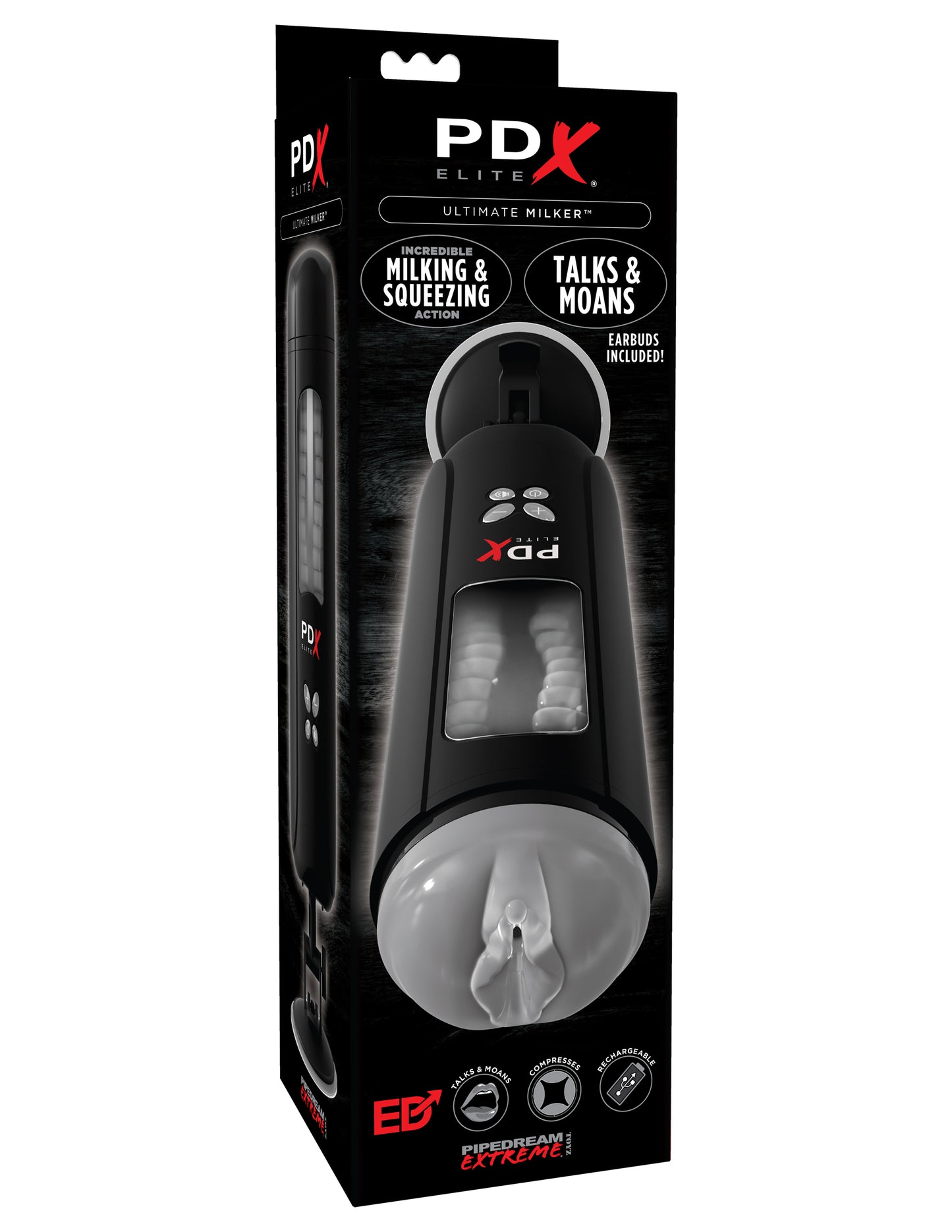 PDX Elite Milker Rotator Suction & Rotation Stroker