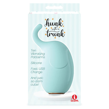 Buzzy Buddies Hunk With Trunk – Cute Green Silicone Clitoral Vibrator
