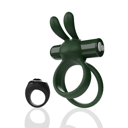 Rechargeable Remote Rabbit Cock Ring XL – Green