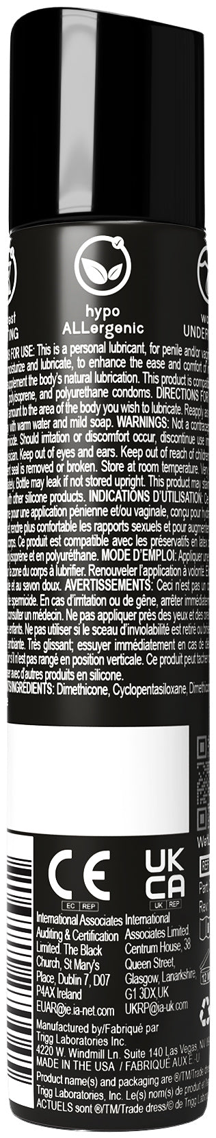 Wet Platinum Premium Silicone Lube 1oz - Travel-Size Medical-Grade Waterproof