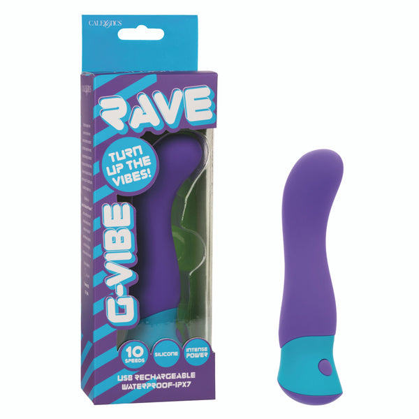 Rave G-Spot Vibrator Premium Silicone Rechargeable Waterproof