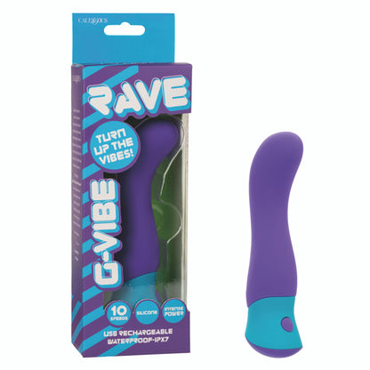 Rave G-Spot Vibrator Premium Silicone Rechargeable Waterproof