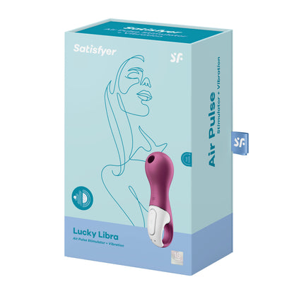 Satisfyer Lucky Libra Air Pulse Clitoral Vibrator – Rechargeable Ring