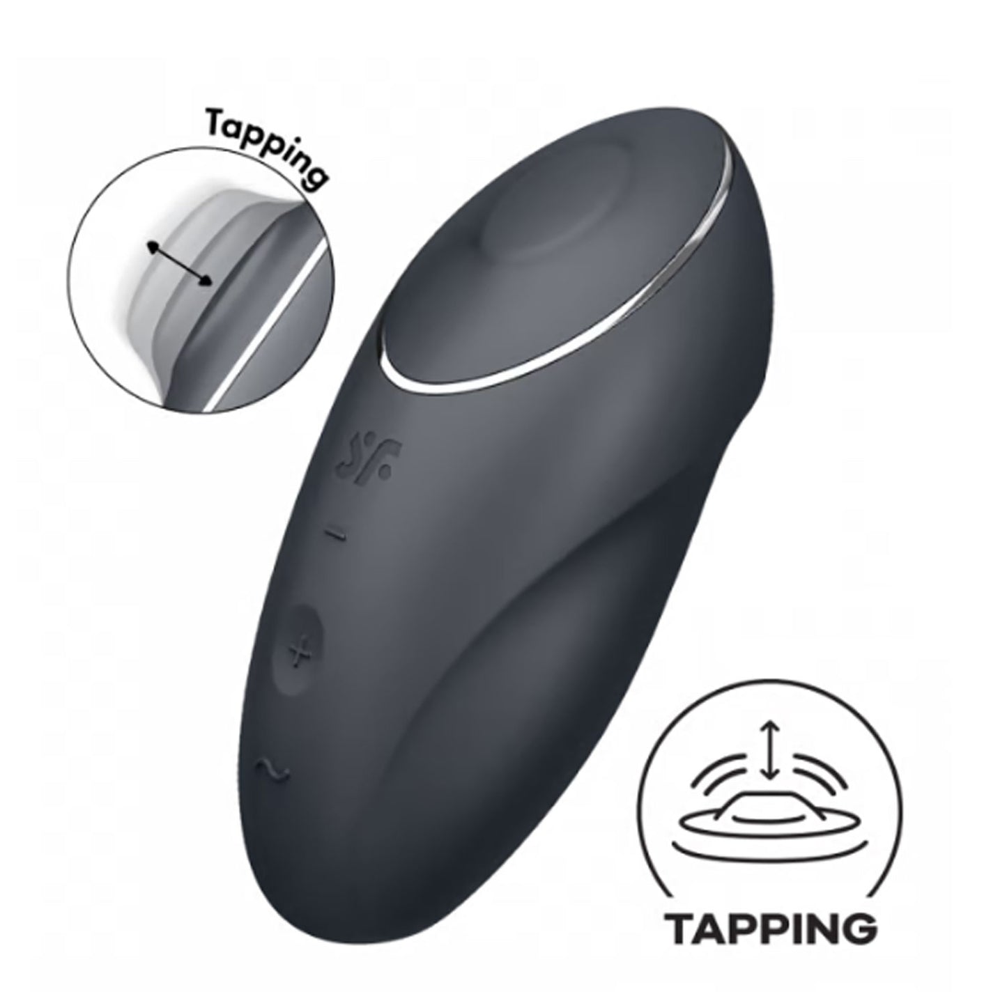 Satisfyer Tap & Climax Clitoral Vibrator – Tapping & Vibration Toy