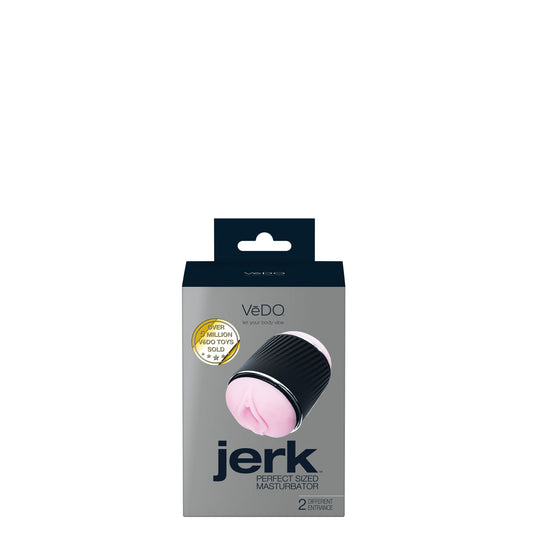 Jerk Stroker Ergonomic Male Masturbator - Non-Slip Grip Textured Sleeve