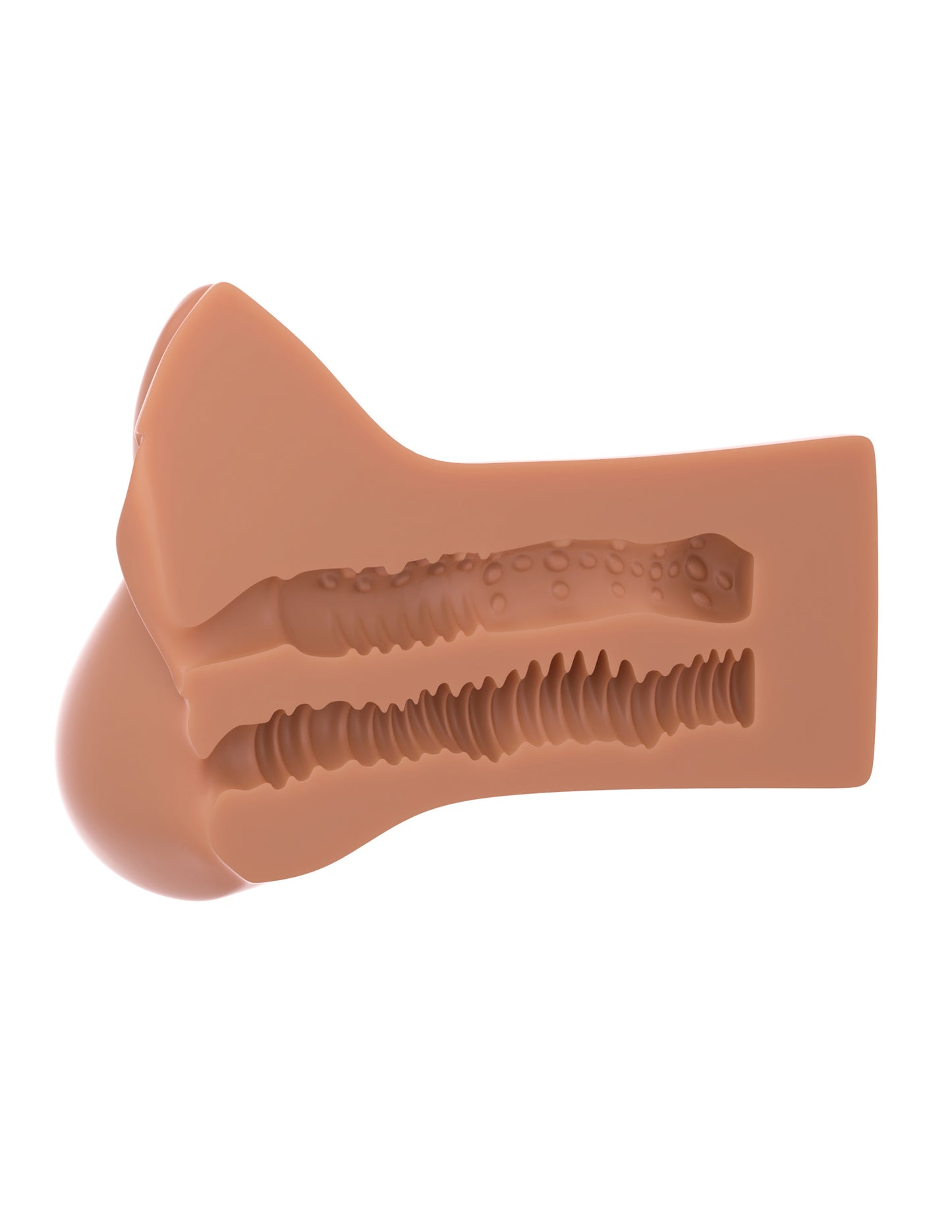PDX Plus Pick Your Pleasure XL Double Male Masturbator - Realistic Dual Orifice XL Stroker