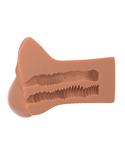 PDX Plus Pick Your Pleasure XL Double Male Masturbator - Realistic Dual Orifice XL Stroker