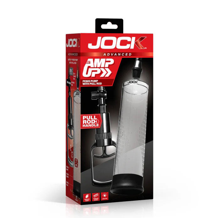 Amp Up Penis Pump With Trigger Handle - Clear