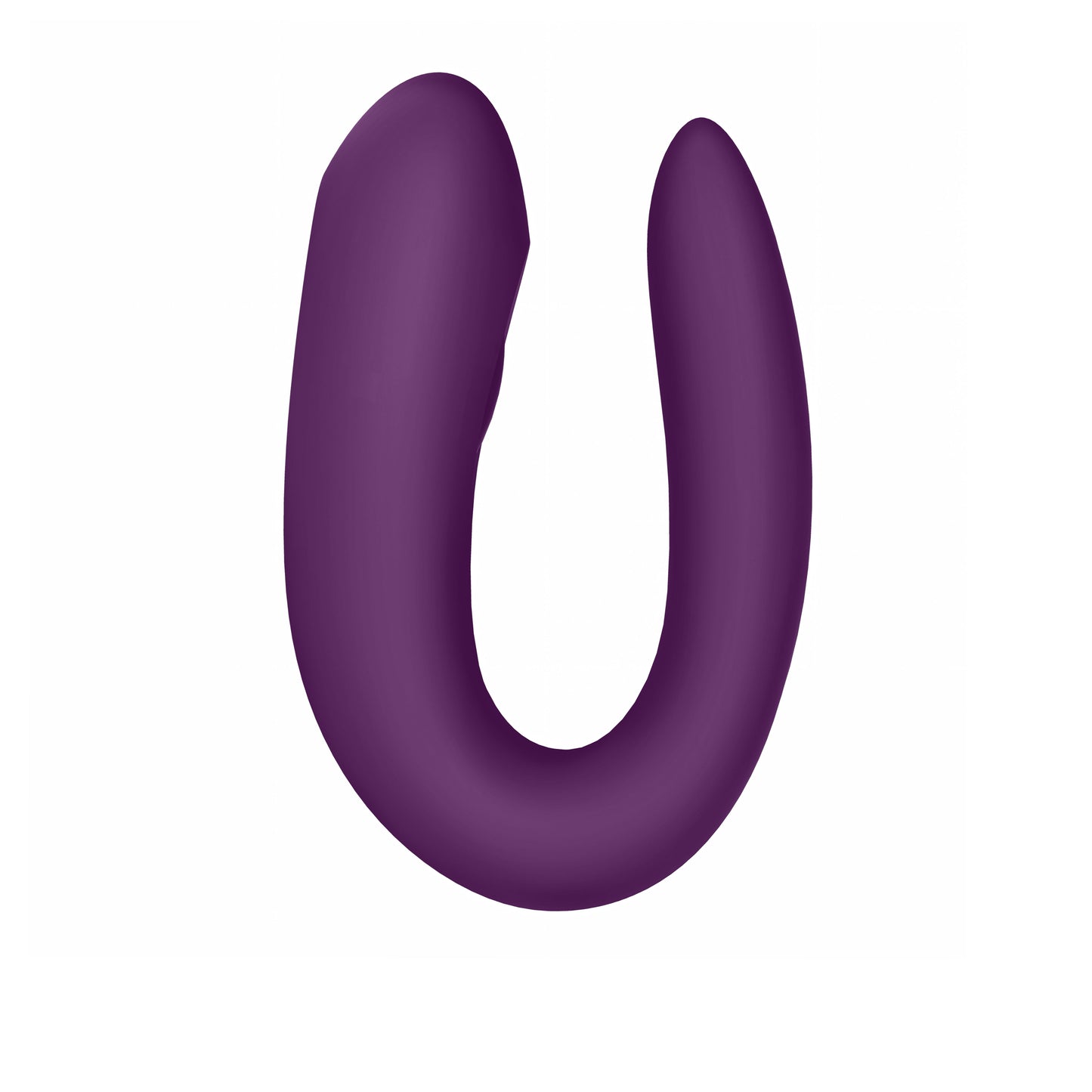 Satisfyer Double Joy App-Controlled Couple's Vibrator - U-Shape, Dual Motors, Waterproof Purple