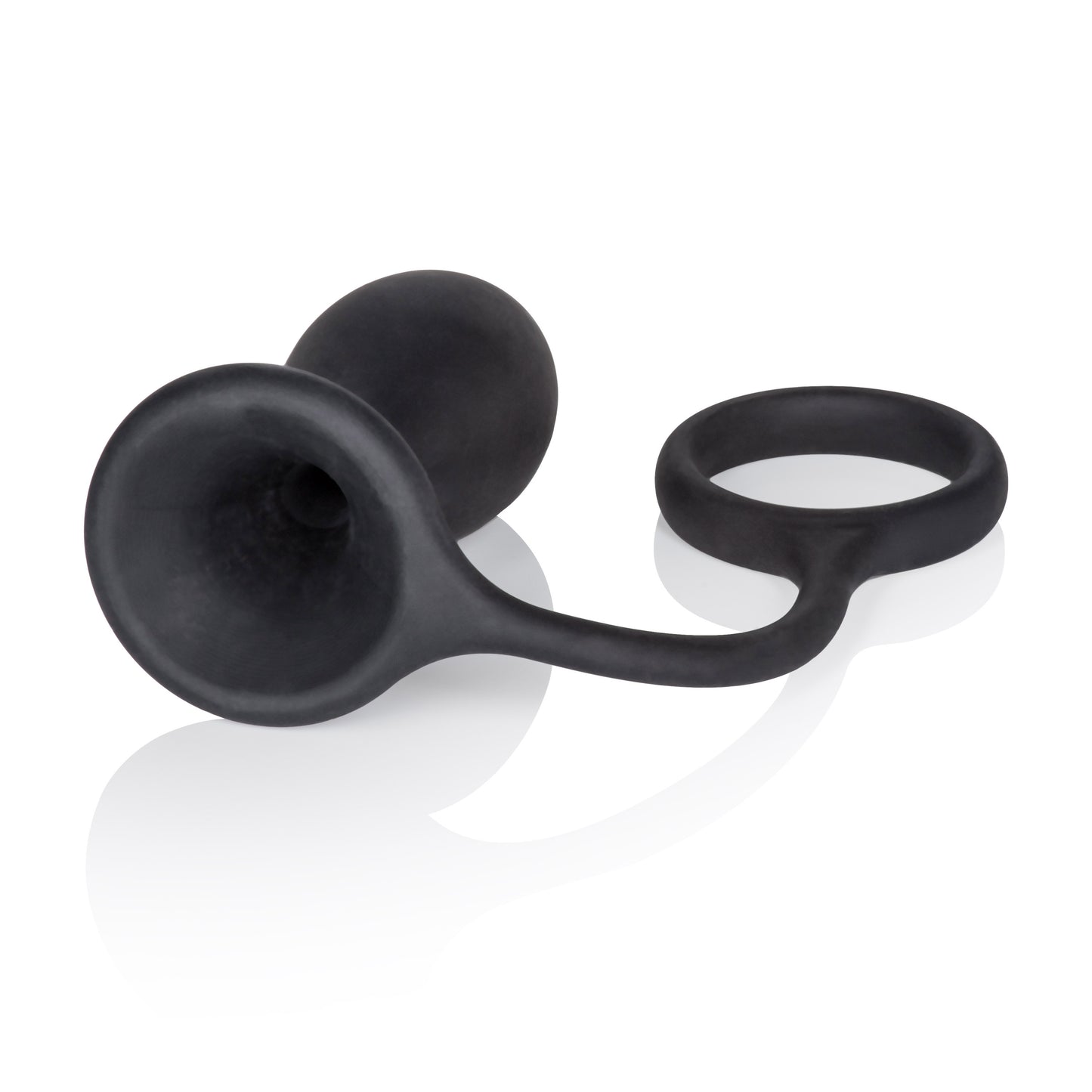 CalExotics Dr. Joel Prostate Massager with Ergonomic Ring Handle - Black