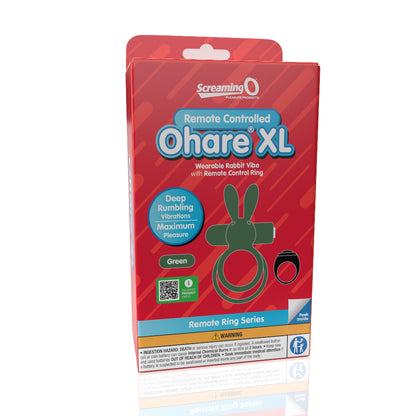 Rechargeable Remote Rabbit Cock Ring XL – Green
