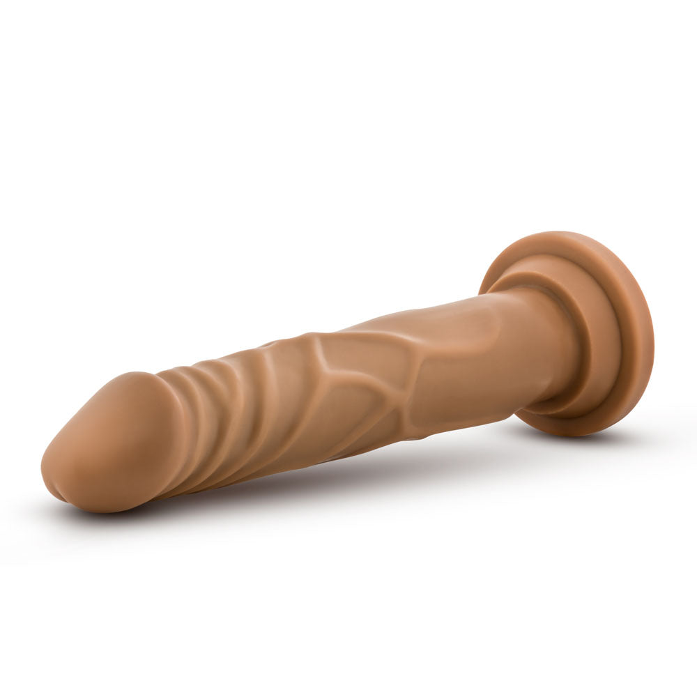 Realistic Suction Cup Dildo Dr. Skin 7" Flesh - Harness Compatible
