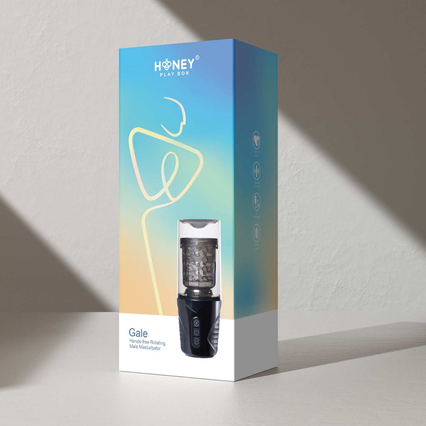 Gale Rotating & Thrusting Masturbator - 7 Thrust + 7 Rotation Modes