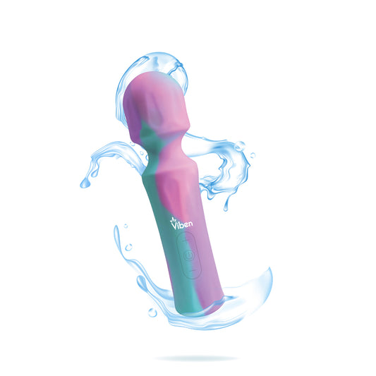 Rechargeable Mini Unicorn Wand Vibrator 20 Modes – Purple