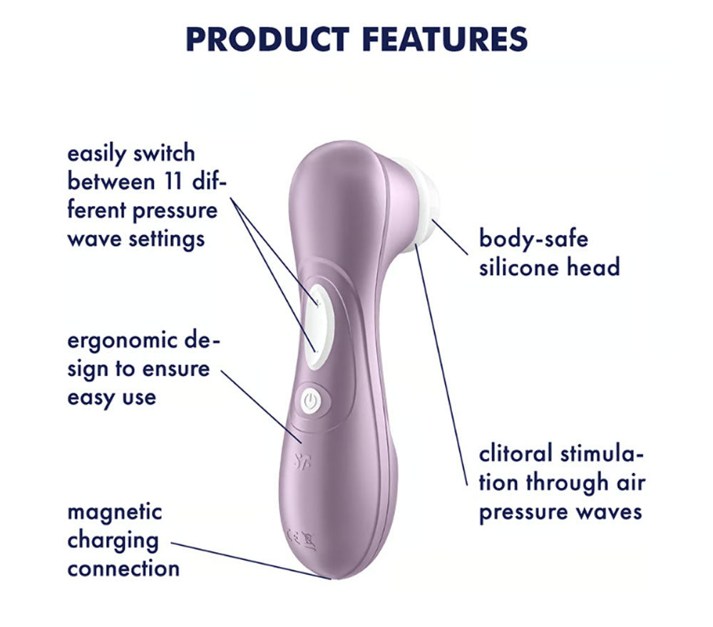 Satisfyer Pro 2 Air Pulse Clitoral Stimulator – Violet