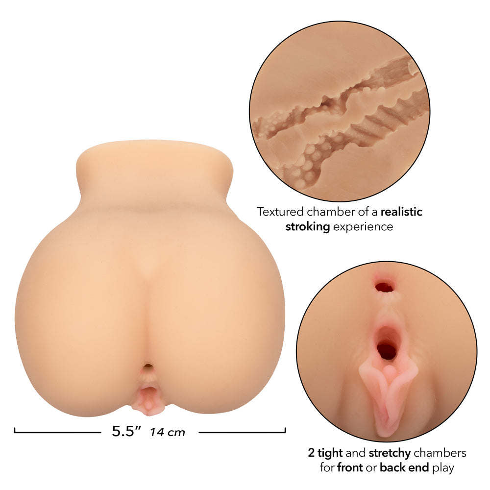 La Hija del Granjero Realistic Masturbator 2.4 lb Double-Entry Pure Skin Stroker