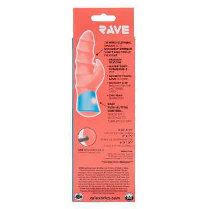 Triple Tickler Vibrator Dual Clitoral G-Spot Stimulation Rechargeable