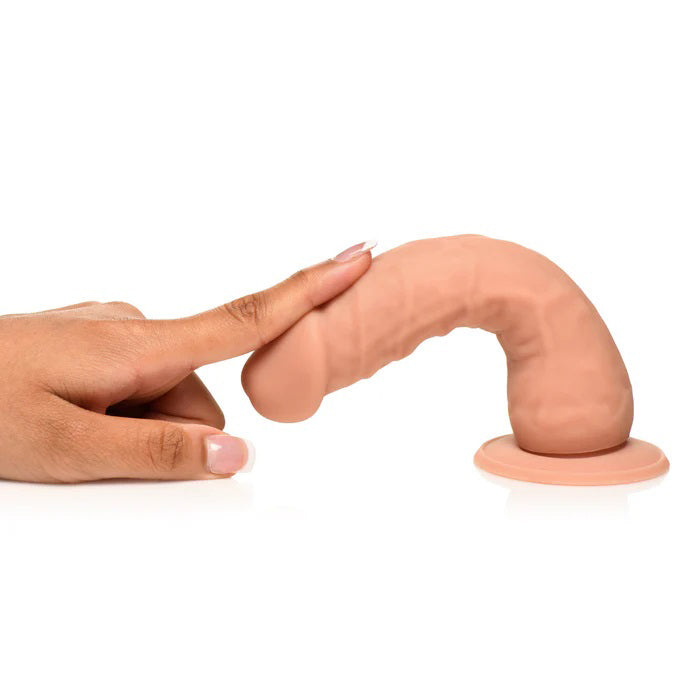 7 Inch Realistic Silicone Dildo with Suction Cup - Easy Riders Medium
