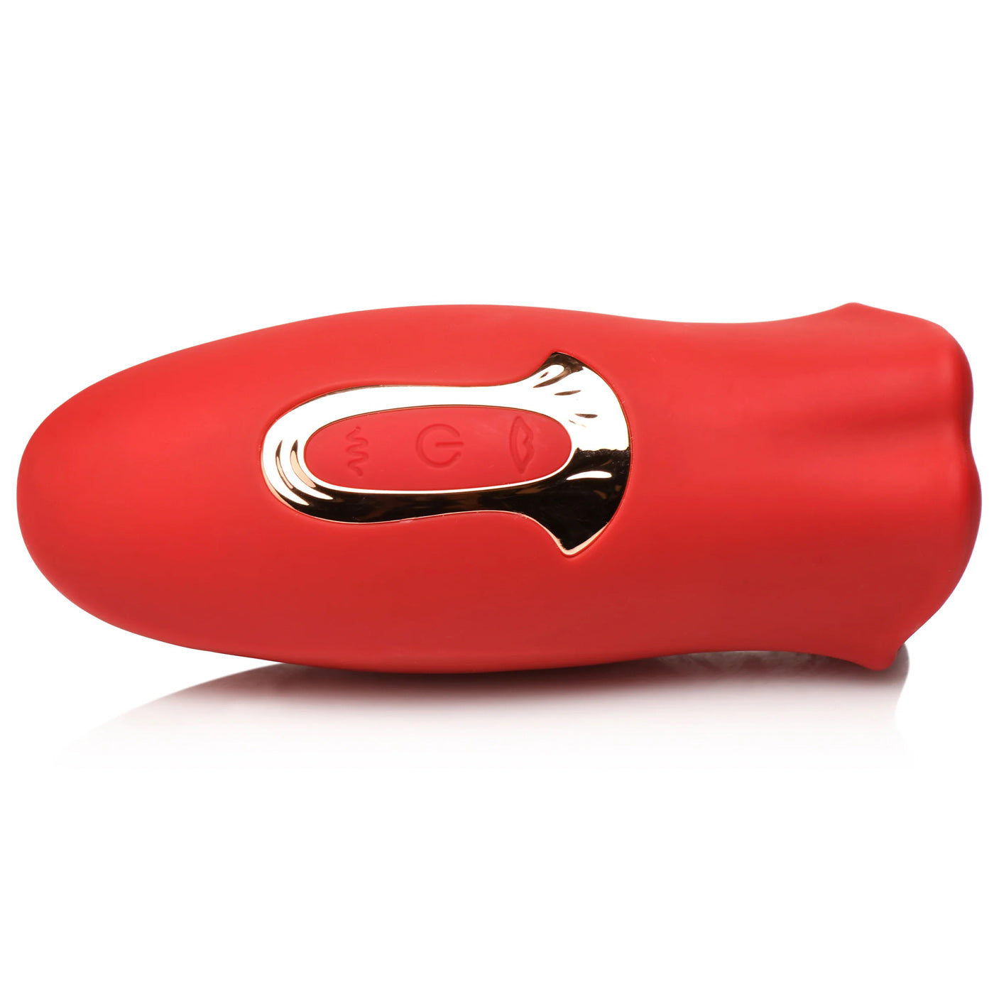 Lickgasm Kiss and Tell Clitoral Stimulator – Rechargeable Red Tongue Vibrator