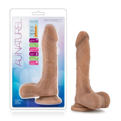 Au Naturel Mister Perfect Realistic Mocha Dildo 6.75"