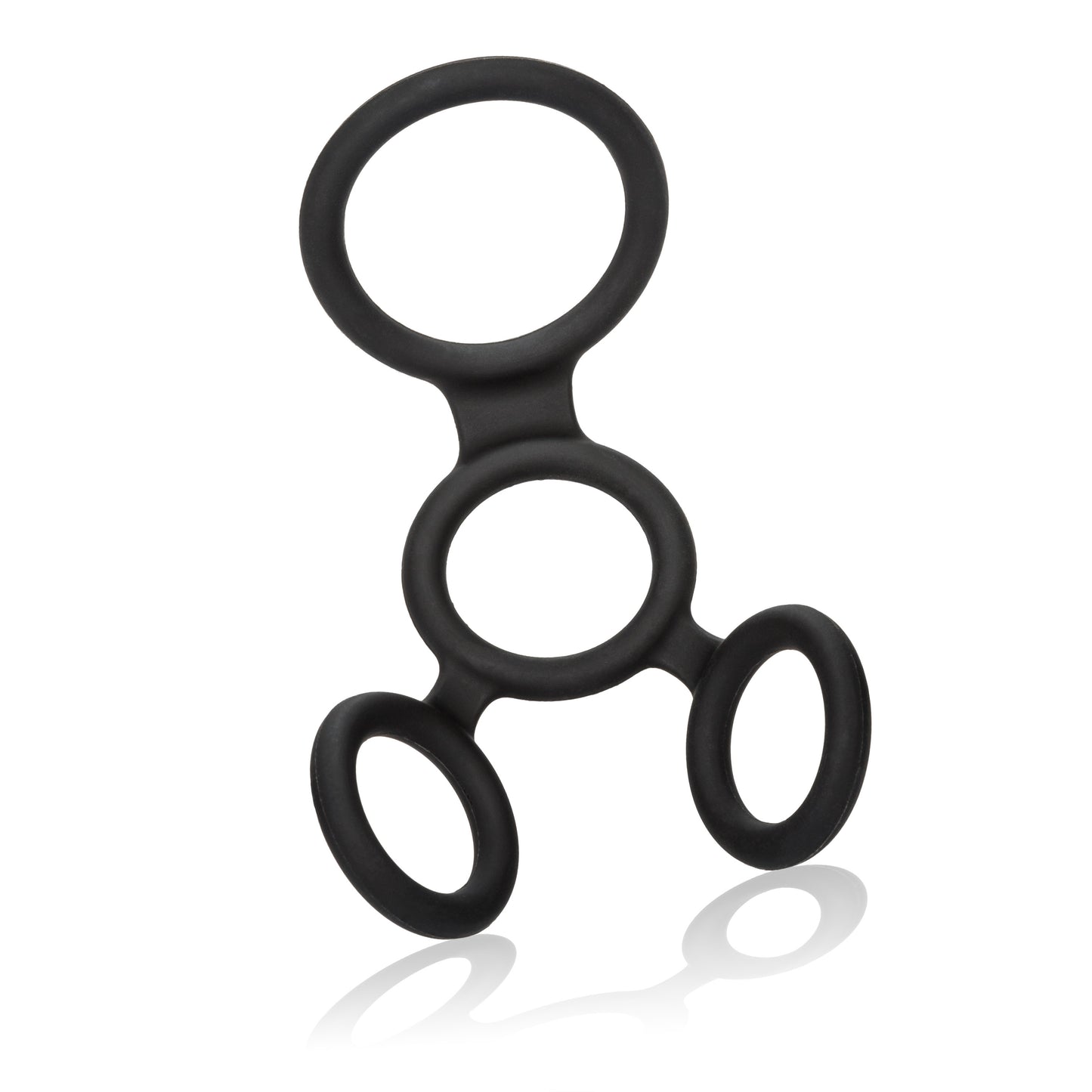 Full Erection Spreader Silicone Cock & Ball Ring System - 4 Rings