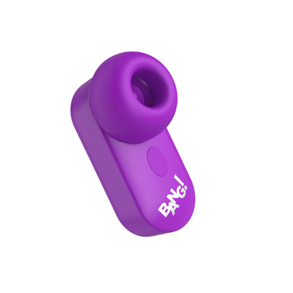Mini Rechargeable Clitoral Stimulator Suction & Pulse - Purple