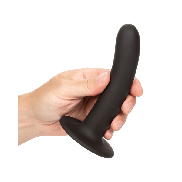 Boundless Smooth 6 Inch Silicone Suction Cup Dildo – Black