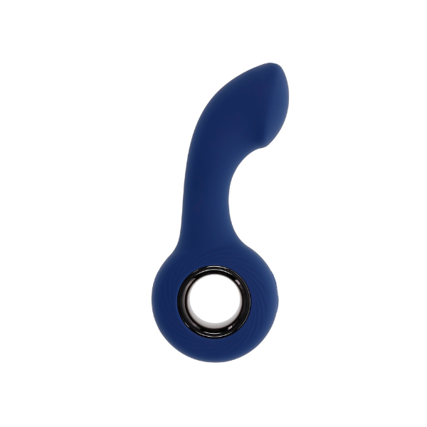Rechargeable Ergonomic Vibrating Prostate Massager - Purple