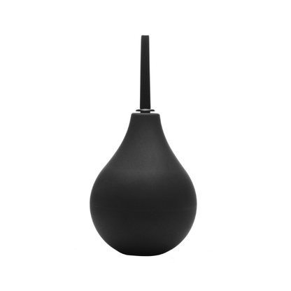 Cleanstream Thin Tip Enema Bulb – 7.6 oz Reusable Anal Douche Black