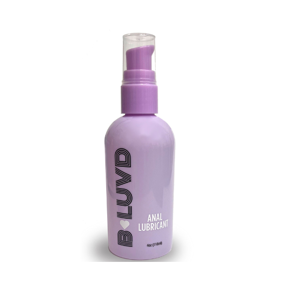 B-Luvd Premium Water-Based Anal Lube 4oz - Thick Long-Lasting Gel