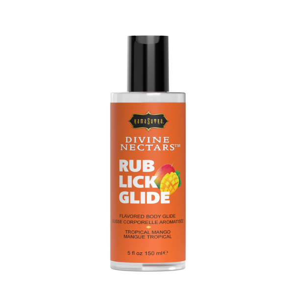 Divine Nectars Flavored Body Glide - Tropical Mango - 5 Fl Oz. 150ml