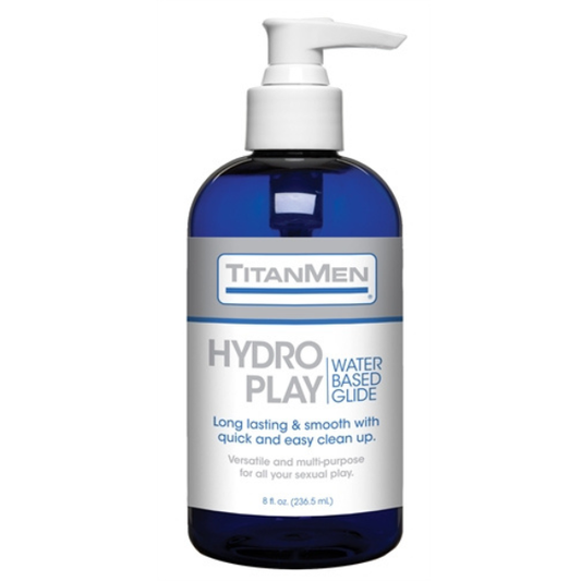 Titanmen Hydro Play Water Based Glide - Bulk - 8 Fl. Oz.