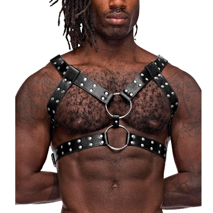 Gemini Leather Harness - One Size - Black