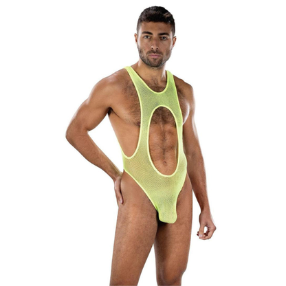 Envy Bare Sunshine Mesh Singlet Os - Yellow