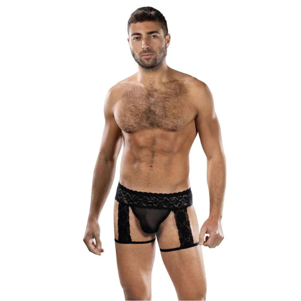 Midnight Stride Garters - Os - Black