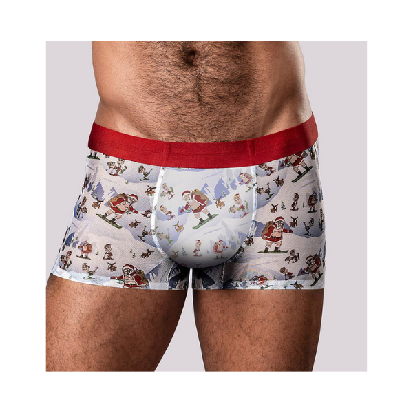 Christmas Trunks Seamless Sheer Short - Xlg
