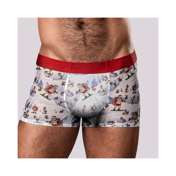 Christmas Trunks Seamless Sheer Short - Small