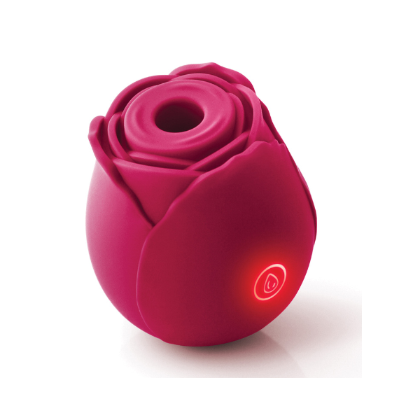 Inya Rose Clitoral Air Pulse Stimulator - Red Suction Rose Vibrator