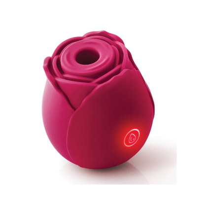 Inya Rose Clitoral Air Pulse Stimulator - Red Suction Rose Vibrator