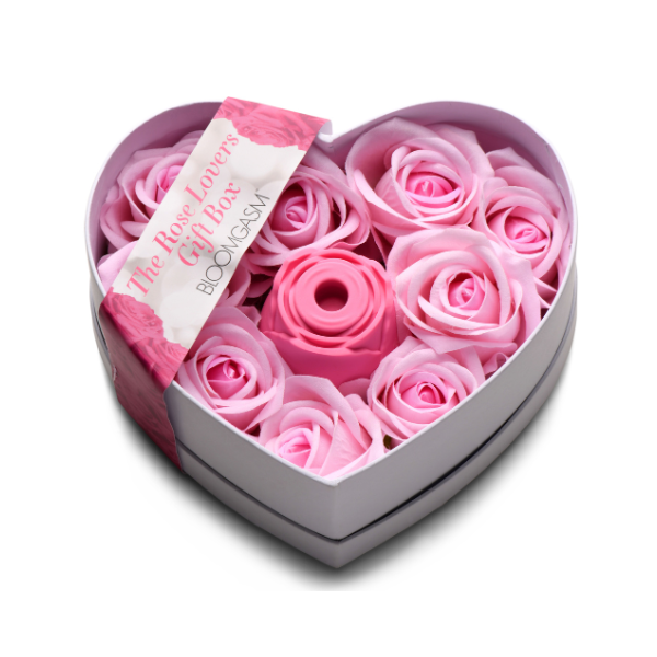 Bloomgasm Rose Lover's Gift Box - Pink Clitoral Suction Stimulator Set