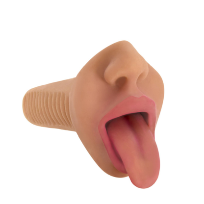 Mistress Selene Mouth Latte - Realistic Deep Throat Stroker with 10-Function Vibrating Egg