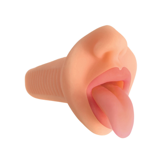 Mistress Courtney Vanilla Mouth - Deep Throat Stroker with Tongue