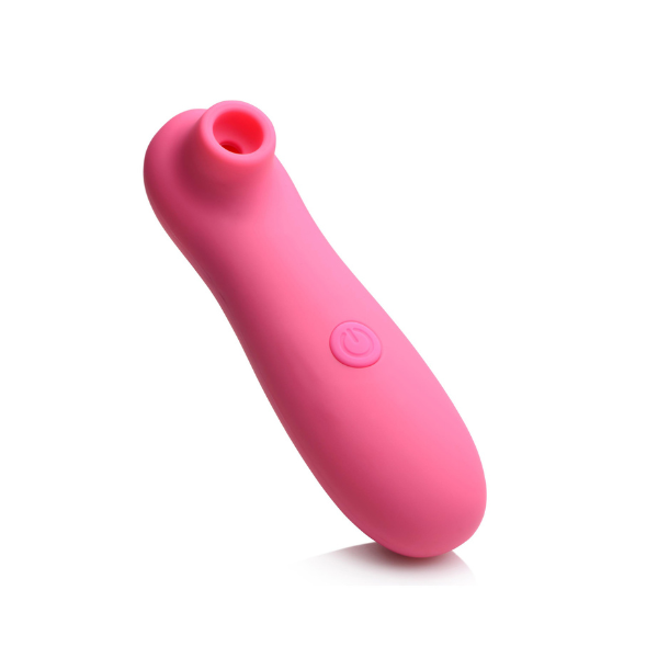 Shegasm Travel Sideslick Clit Suction Stimulator - 10 Suction Levels, Compact Pink