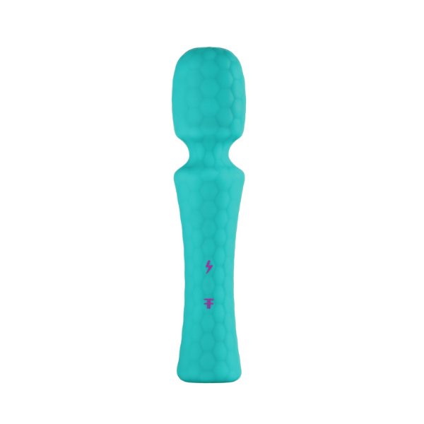 Ultra Wand Rechargeable Flexible Wand Vibrator – Turquoise