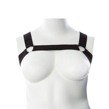 Mason Elastic Body Harness - One Size Fits Most Black