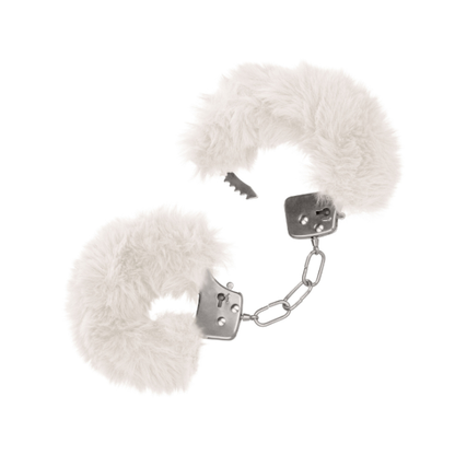 Ultra Fluffy Adjustable Furry Handcuffs - White