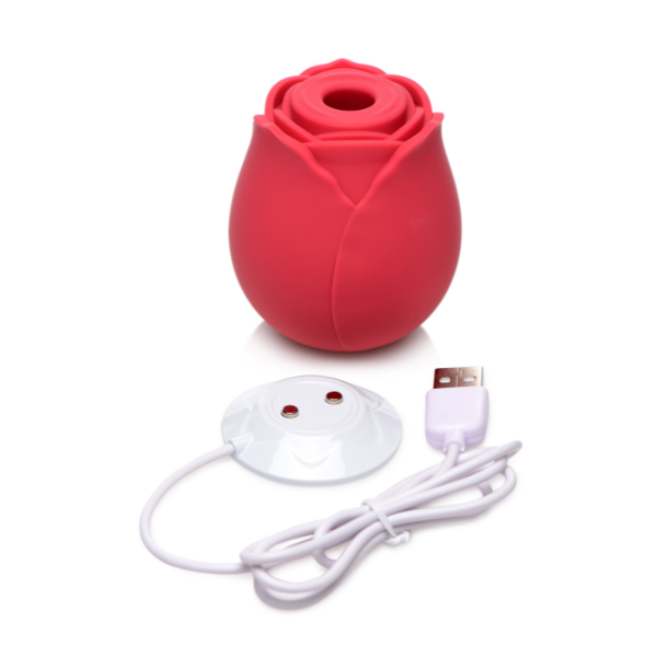 Bloomgasm Wild Rose Clitoral Suction Stimulator - 10-Mode Rechargeable
