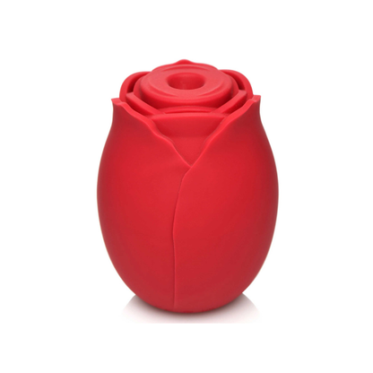 Mystic Rose Clitoral Suction & Vibration Stimulator - Red 10-Mode Rose Toy