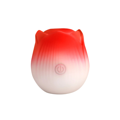 Pulsing Petals Rose Clitoral Pulse Vibrator - Rechargeable Pulsing Stimulator