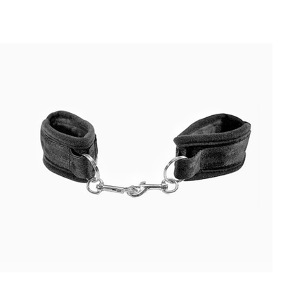 Beginner Velcro Bondage Handcuffs Soft & Easy - Black